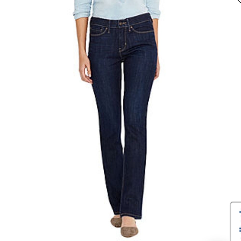 Levi's 525 Perfect Waist Straight Jeans Midrise